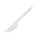Forchetta monouso in CPLA - 16 cm - bianco - Leone - conf. 50 pezzi