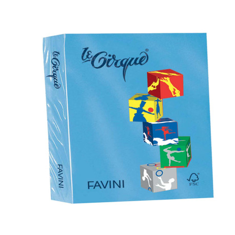 Carta Le Cirque - A4 - 160 gr - azzurro reale 204 - Favini - conf. 250 fogli