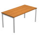 Scrivania Easy Plus - lineare - 140 x 80 x 72,5 cm - noce chiaro