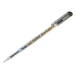 Gel Roller per tessuto - punta 1,00mm - nero - inchiostro permanente  - Pentel