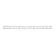 GBC WireBind - Metallo - 25.4 mm - 23 anelli - A4 (210 x 297 mm) - 220 fogli - argento - 200 pezzi filo di legatura