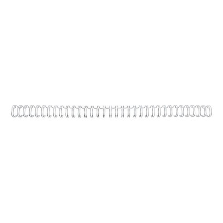 GBC WireBind - Metallo - 25.4 mm - 23 anelli - A4 (210 x 297 mm) - 220 fogli - argento - 200 pezzi filo di legatura