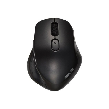 ASUS MW203 - Mouse - ergonomico - ottica - 5 pulsanti - senza fili - Bluetooth, 2.4 GHz - ricevitore