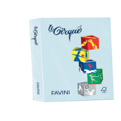 Carta Le Cirque - A4 - 160 gr - celeste pastello 101 - Favini - conf. 250 fogli