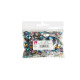 Gemme Kristall tonde - diametro 6/10 mm - colori assortiti - DECO - conf. 1000 pezzi