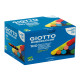 Gessetti Robercolor - lunghezza 80mm con diametro 10mm - colorati - Giotto - Scatola 100 gessetti tondi