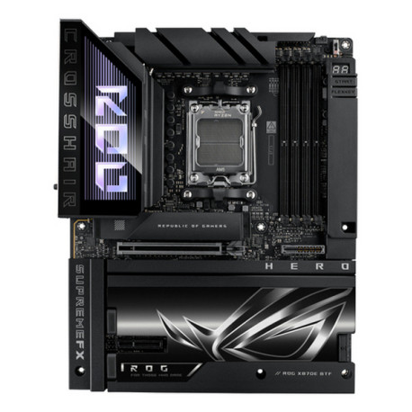 ASUS ROG CROSSHAIR X870E HERO BTF, AMD, Socket AM5, AMD Ryzen 7000 Series, AMD Ryzen 8000 Series, AMD Ryzen 9000 Series, DDR5-S