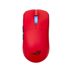 ASUS ROG Harpe II Ace RED, Mano destra, Ottico, RF Wireless + Bluetooth + USB Type-A, 42000 DPI, Rosso
