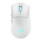 ASUS ROG Keris II Origin WHT, Mano destra, Ottico, RF Wireless + Bluetooth + USB Type-A, 42000 DPI, Bianco