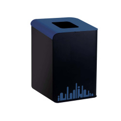 Gettacarte Rubik Evo - per raccolta differenziata - 80 L - blu - Medial