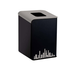 Gettacarte Rubik Evo - per raccolta differenziata - 80 L - grigio - Medial
