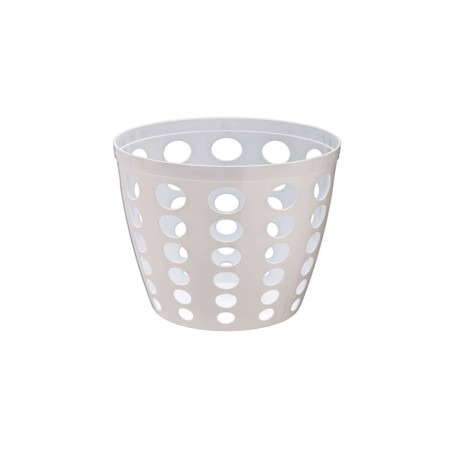 Gettacarte traforato - diametro 28 cm - altezza 27 cm - 12 L - bianco - Medial
