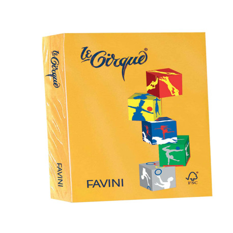 Carta Le Cirque - A4 - 160 gr - giallo oro 201 - Favini - conf. 250 fogli