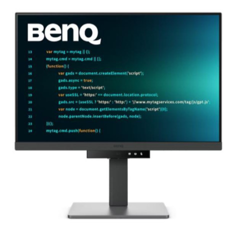 BenQ 24.1' IPS, WQXGA (2560 x1600), 300 nits, 95% P3, HDR10, HDCP 2.2, HDMI, DisplayPort, USB, Flicker-free, Display Pilot 2
