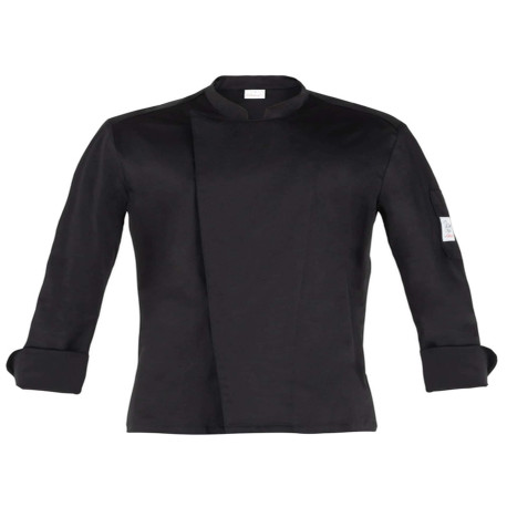 Giacca cuoco Augustin - da uomo - manica lunga - taglia M - nero - Giblor's