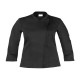 Giacca cuoco Celine - da donna - manica lunga - taglia M - nero - Giblor's