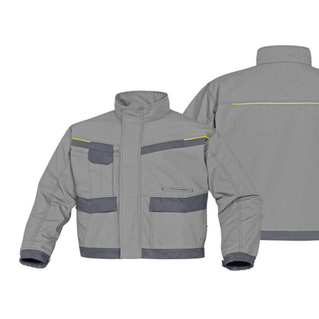 Giacca da lavoro Mach 2 Corporate - tela/poliestere/cotone - taglia XL - grigio chiaro/grigio scuro - Deltaplus