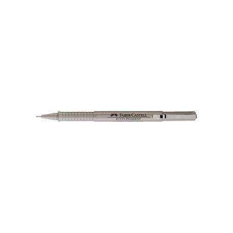 Faber-Castell ECCO PIGMENT - Penna punta in fibra - nero - inchiostro pigmentato - 0.7 mm
