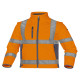 Giacca Softshell Moonlight 2 alta visibilità - poliestere - taglia XXL - arancio fluo - Deltaplus