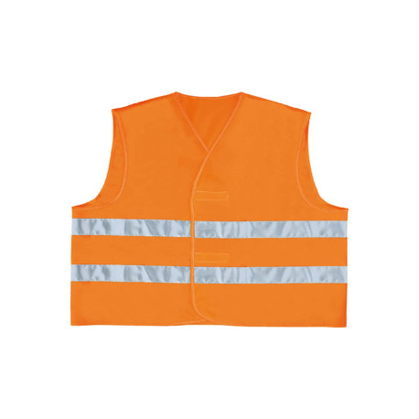Gilet alta visibilità GILP2 - poliestere - taglia L - arancio fluo - Deltaplus