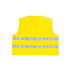 Gilet alta visibilità GILP2 - poliestere - taglia L - giallo fluo - Deltaplus