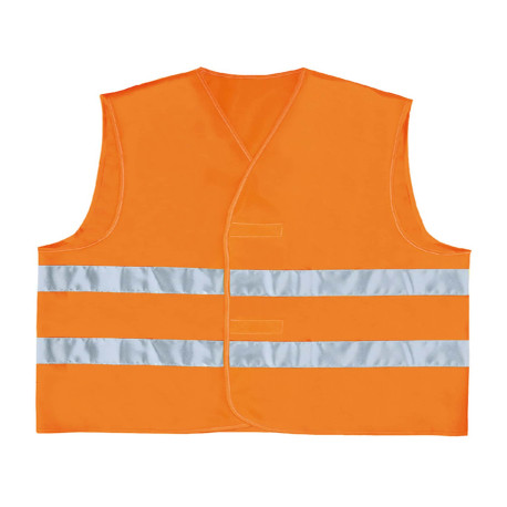 Gilet alta visibilità GILP2 - poliestere - taglia XXL - arancio fluo - Deltaplus