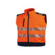 Gilet alta visibiltà Softshell Dany - arancio fluo - taglia XL - U-Power