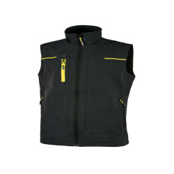 Gilet da lavoro Saturn - nero/giallo - taglia M - U-Power