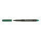 Faber-Castell MULTIMARK 1523 - Marcatore - permanente - verde - 0.4 mm - superfine - con gomma