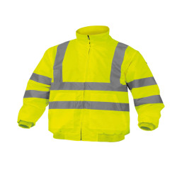 Giubbotto alta visibilità Reno HV - poliestere/poliuretano - taglia XXL - giallo fluo - Deltaplus