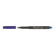 Faber-Castell MULTIMARK 1525 - Marcatore - permanente - blu - 1 mm - medio - con gomma