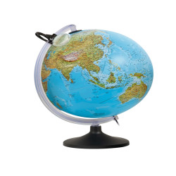Globo geografico a rilievo illuminato Uranio - diametro 30 cm - Tecnodidattica