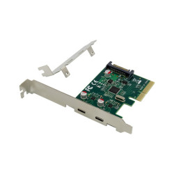 Conceptronic EMRICK13G, PCIe, USB 3.2 Gen 2 (3.1 Gen 2), PCI 3.0, SATA a 15 pin, Verde, Cina