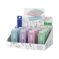 Gomma a scorrimento Eraser - involucro colori pastello assortiti - Staedtler