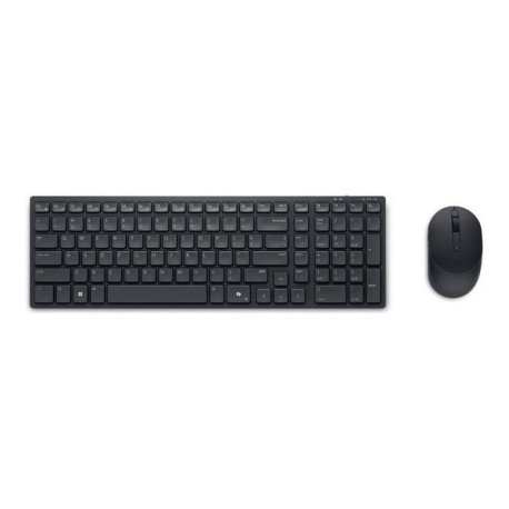 Dell Silent Keyboard and Mouse KM555 - Set mouse e tastiera - senza fili - 2.4 GHz, Bluetooth 5.1 -