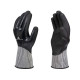 Guanti antitaglio Venicut D04 - maglia deltanocut - palmo in doppio nitrile - taglia 10 - nero - Deltaplus