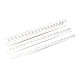 Fellowes - 16 mm - 30 cm - A4 (210 x 297 mm) - 120 fogli - bianco - 100 pezzi pettine per la rilegatura in plastica - per Fello