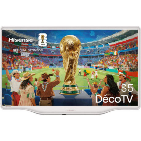 Hisense 32S5Q, 81,3 cm (32"), 1920 x 1080 Pixel, QLED, Smart TV, Wi-Fi, Argento, Bianco