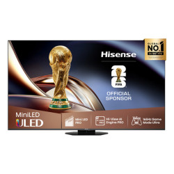 Hisense 75U8Q, 190,5 cm (75"), 3840 x 2160 Pixel, ULED, Smart TV, Wi-Fi, Nero, Grigio