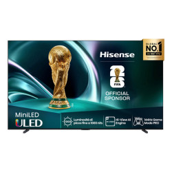Hisense 85U7Q, 2,16 m (85"), 3840 x 2160 Pixel, ULED, Smart TV, Wi-Fi, Nero