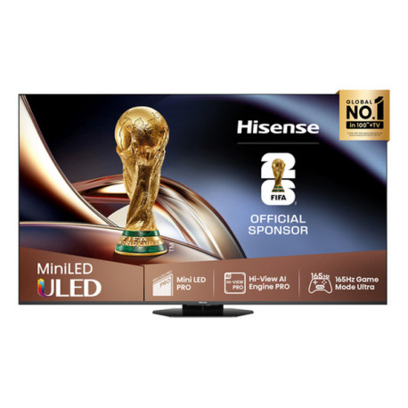 Hisense Smart TV ULED MiniLED 85" 4K 85U8Q, 2,16 m (85"), 3840 x 2160 Pixel, ULED, Smart TV, Wi-Fi, Nero, Grigio