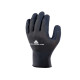 Guanti da lavoro VE630 - poliestere - palmo lattice - taglia 08 - grigio/nero - Deltaplus
