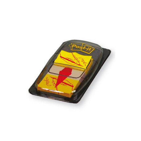 Segnapagina Post-it Index FIRMA QUI - 680-31 - 25,4 x 43,6 mm - Post-it - conf. 50 pezzi