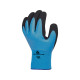 Guanti da lavoro VV736 - poliammide - palmo e dorso in lattice - taglia 10 - blu chiaro - Deltaplus