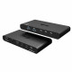 i-tec KVM Docking Station HDMI for 2 hosts, Power Delivery 2x 100W, Cablato, USB 3.2 Gen 1 (3.1 Gen 1) Type-C, 100 W, Nero, 384