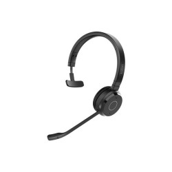 Jabra Evolve 65 TE Mono - Cuffie con microfono - over ear - Bluetooth - senza fili - USB-A tramite adattatore Bluetooth - isola