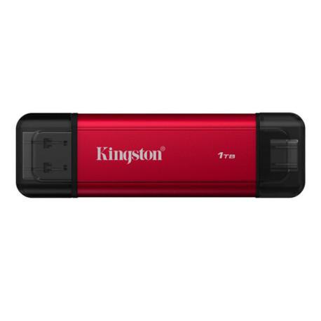 Kingston Technology 1TB Dual USB-A/C Portable SSD, Up to 1050MB/s USB 3.2 Gen 2, 1 TB, USB Type-A / USB Type-C, 3.2 Gen 2 (3.1 