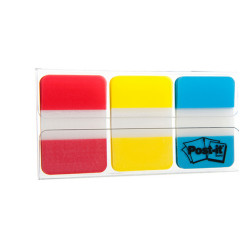 Segnapagina Post-it Index Strong Medium - 686-RYB - 25 x 38 mm - colori classici - Post-it - conf. 66 pezzi