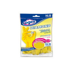 Guanti in lattice Diamond - taglia M - giallo - Logex Professional