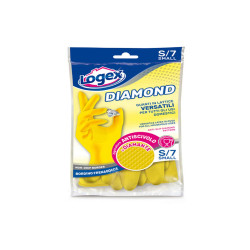 Guanti in lattice Diamond - taglia S - giallo - Logex Professional